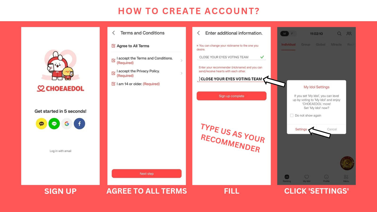 Choeaedol #choeaedol